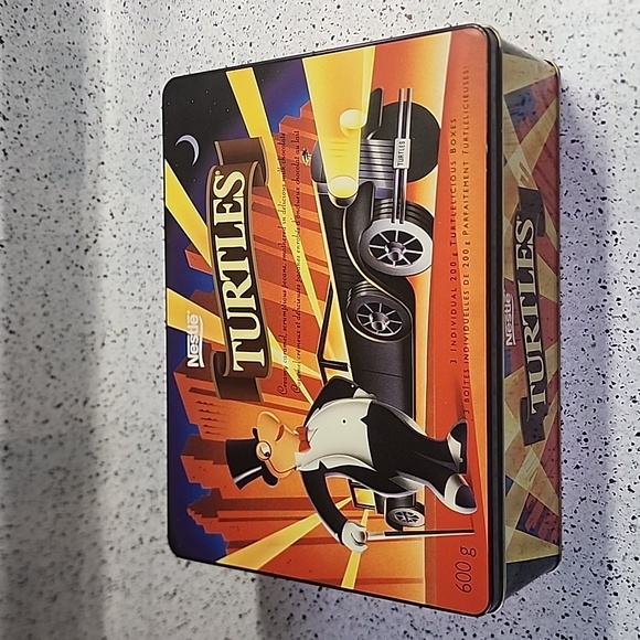 Nestle Turtles Vintage Chocolate Tin Container RARE excellent condition - Picture 2 of 5